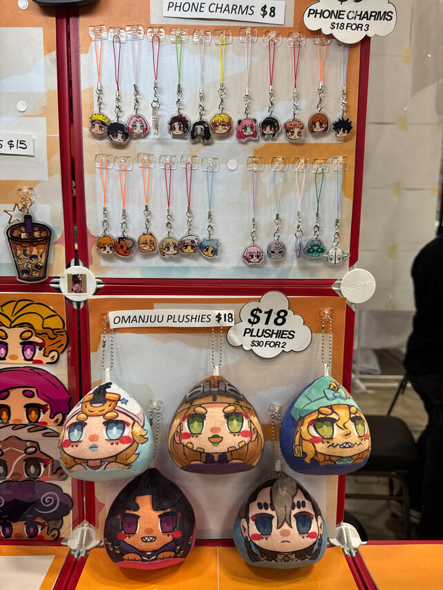 Phone Charms and Plushies